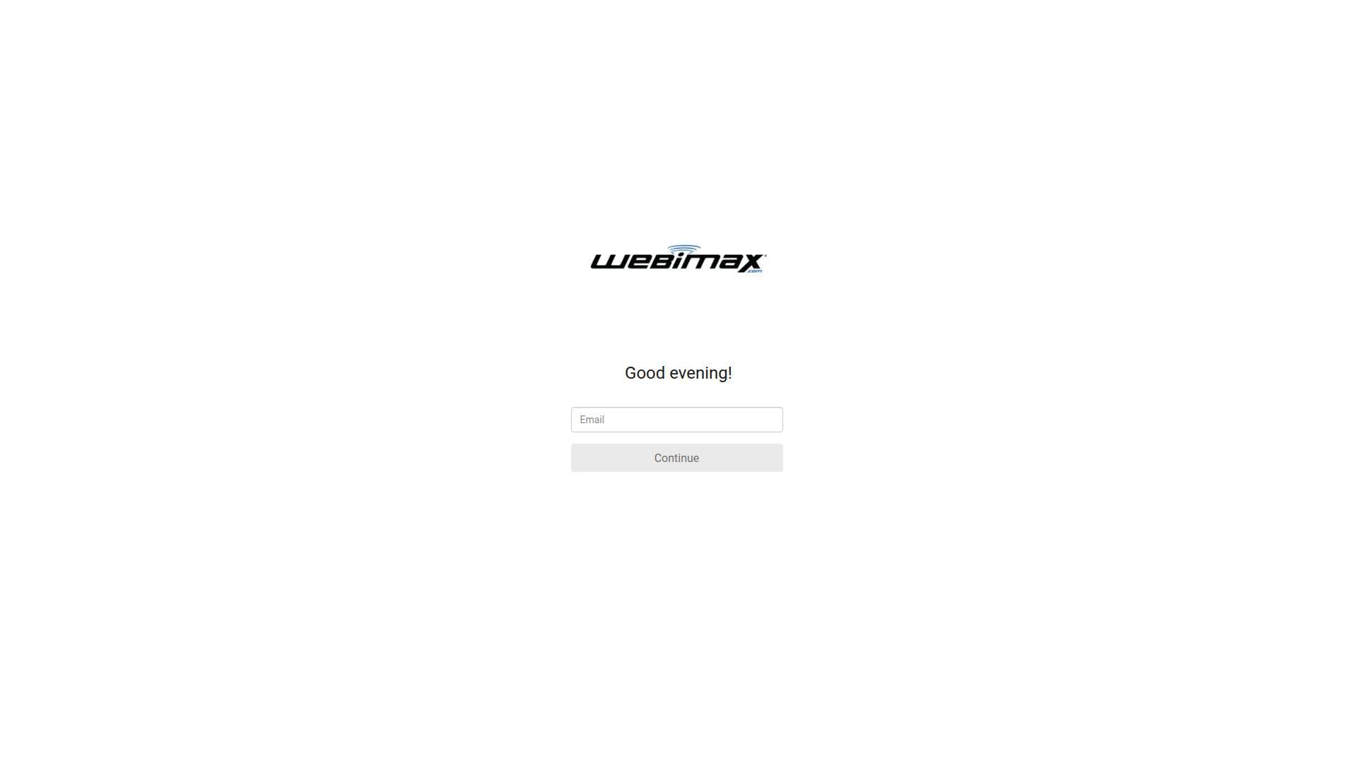 WebiMax website